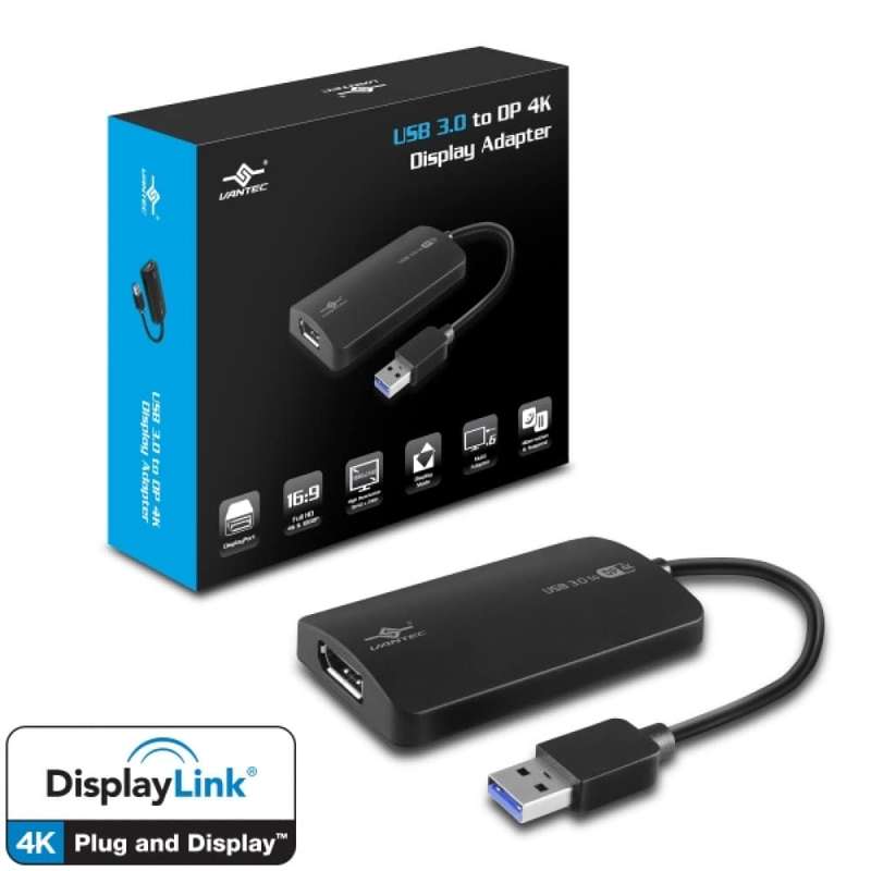 Vantec USB 3.0 To DP 4K Adapter