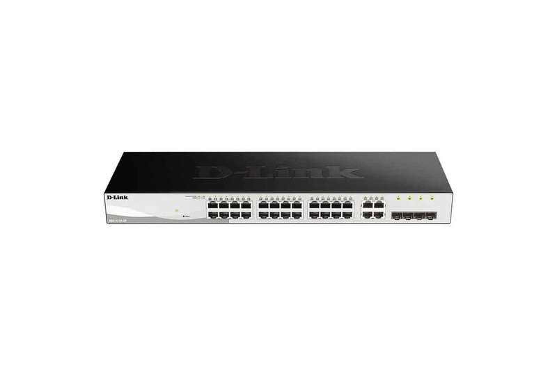 D-Link 24 Port + 4 Gigabit SFP Ports Smart Switch