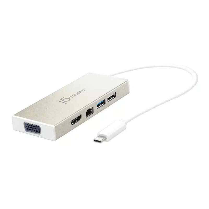 J5create JCD376 USB-C Multiport Adapter with Power Delivery