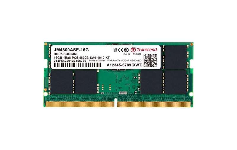 Transcend Jet Memory 16 GB DDR5-4800MHz SO-DIMM