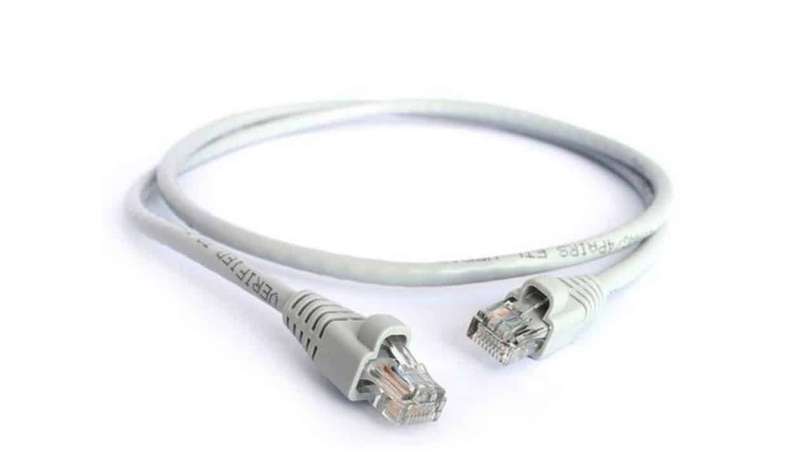 Acconet CAT5e UTP Flylead, 5 Meter, Straight (T568B) Stranded Cable, Moulded Boots and Plugs, Grey