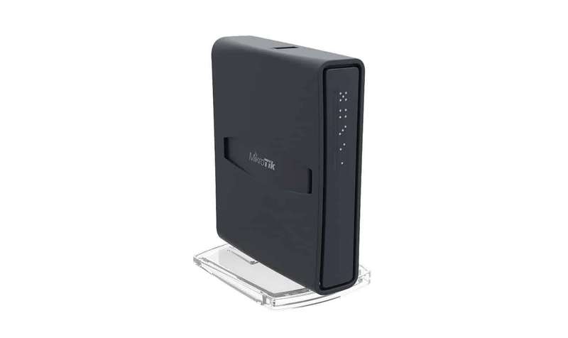 MikroTik hAP ac lite tower - 2.4 / 5GHz desktop Wi-Fi Router - Black
