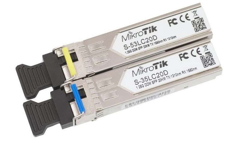 MikroTik Bi-directional SFP Modules(Pair) 80km