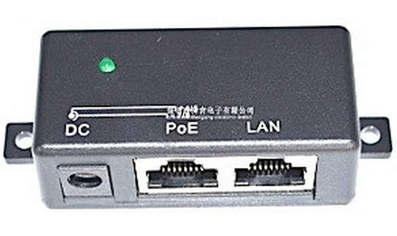Acconet 1 Port Passive Power over Ethernet Injector Gigabit - Requires External PSU 2.1mm Jack