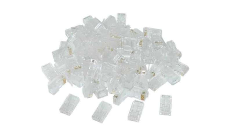 Acconet CAT5e RJ45 Connectors, Stranded/Solid Core, 50 Pack