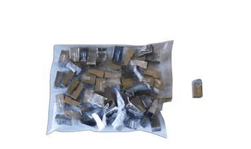 Acconet CAT5e RJ45 Connectors, Shielded, Stranded/Solid Core, 50 Pack