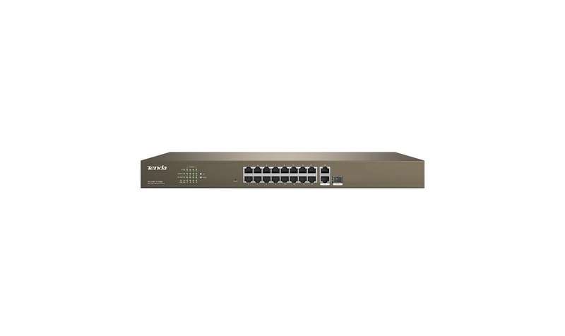 Tenda 16-Port Fast Ethernet PoE Switch 250W | TEF1218P-16-250W