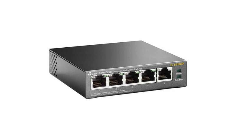 TP-Link 5-Port 10/100 PoE Desktop Switch