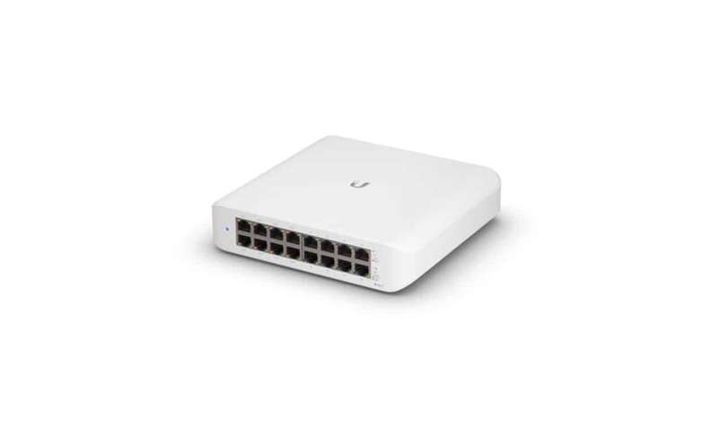 Ubiquiti UniFi - 16 port PoE Switch Lite, 8 Ports with Autosensing 802.3at PoE+ Providing 45W