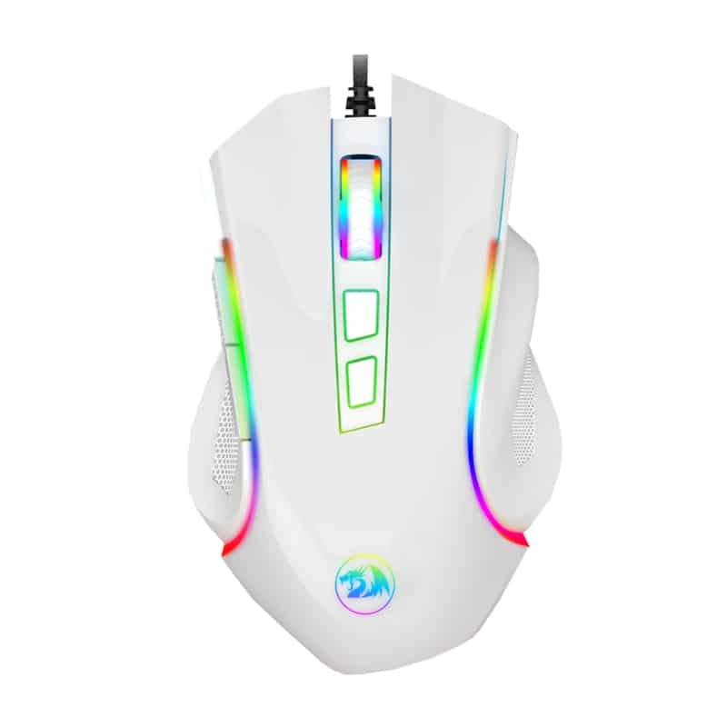 Redragon Griffen 7200DPI Gaming Mouse - White
