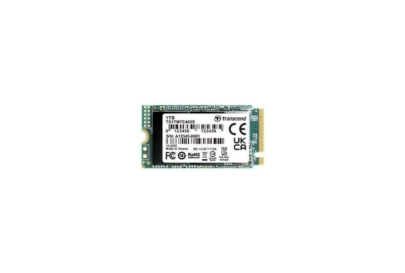 Transcend 1TB MTE400 M.2 NVME GEN 3X4 2242 SSD -DRAM LESS 3D TLC