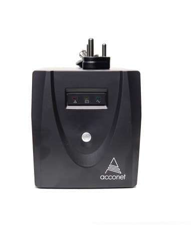 Acconet - 1200VA/600W offline UPS, AVR function with built-in 2 x 12V 7Ah batteries