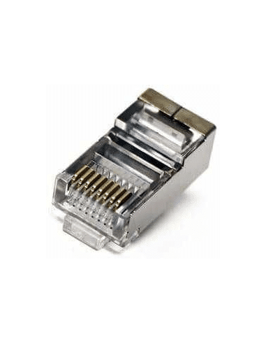 Acconet CAT6 RJ45 Connectors, Shielded, Stranded/Solid Core, 50 Pack