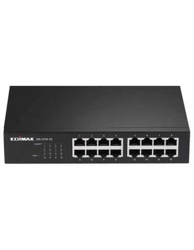 Edimax 8 Port, Unmanaged, Long Range, Gigabit PoE+ Switch with DIP Switch