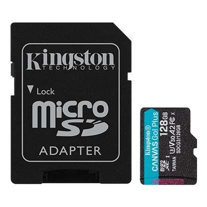 Kingston 128GB Canvas Go! Plus microSD Memory Card