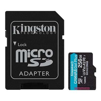 Kingston 256GB Canvas Go! Plus microSD Memory Card