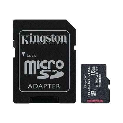 Kingston 16GB Industrial MicroSD Memory Card