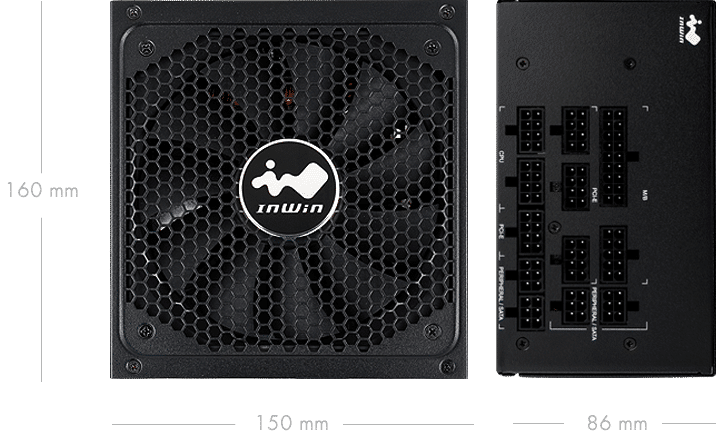 In-Win P125 1250w Modular-Gold