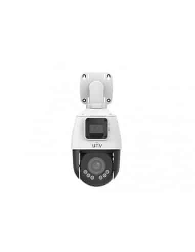 UNV - Ultra H.265 - 2 MP Outdoor LightHunter 4x Optical Zoom Dual-Lens PTZ &amp; Bullet Combo Camera