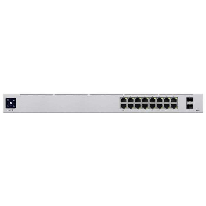 Ubiquiti UniFi Switch 16 Port Gigabit 8PoE 42W 2SFP  USW-16-PoE