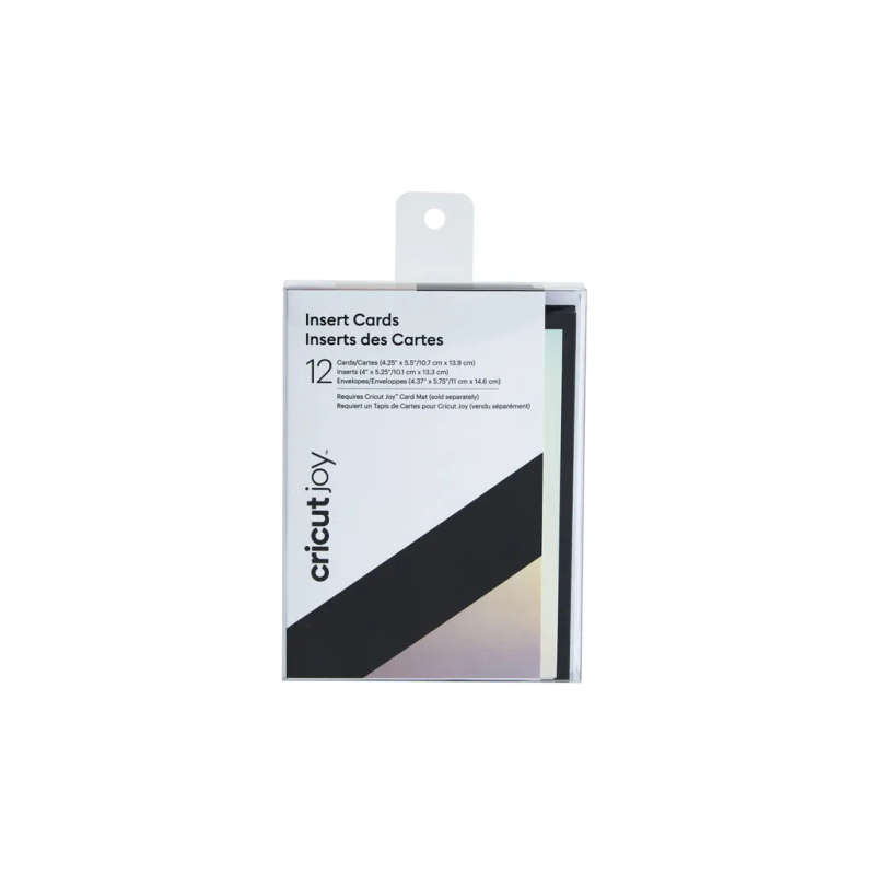 Cricut Joy Insert Cards 12-pack (Black/Holo)
