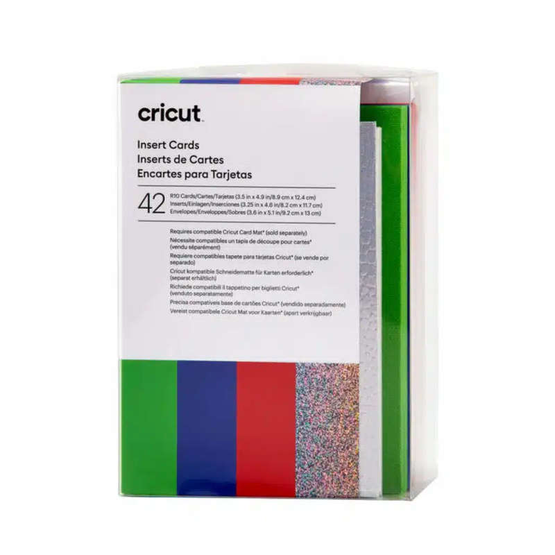 Cricut Insert Cards Rainbow R10 42-Pack