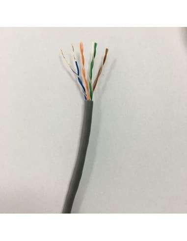 Acconet 305m Pull box, Grey, Solid Copper, UTP, CAT5e Cable (Indoor use)
