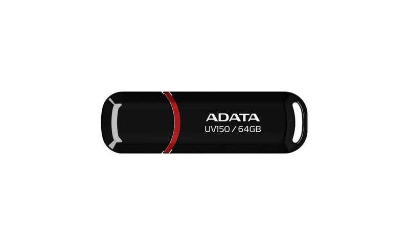 Adata UV150 64Gb Glossy Black USB 3.0 Flash Drive