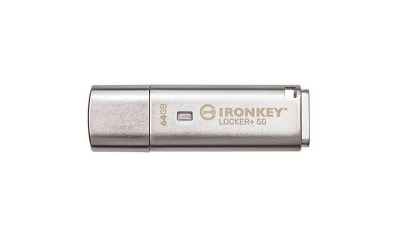 Kingston IronKey Locker+ 50 USB Flash Drive