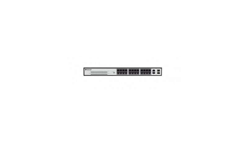BDCOM 24-Port 10/100 370W POE switch, 24 POE ports, 2 x 1000Mbps Combo ports