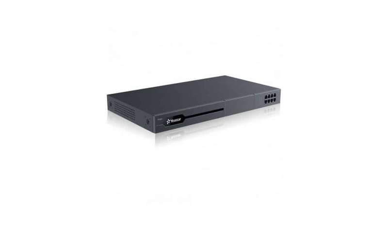Yeastar P-Series PBX - 100 users (Max 200), 30 concurrent calls (Max 60), 8 Analog ports