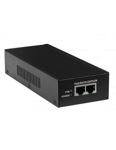 Gigabit Power over Ethernet (PoE) 55V, 1.63Amp 90 Watt (2 x RJ45) &amp; Cord.