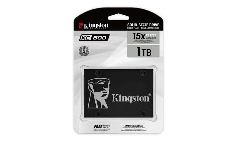 Kingston 1024G SSD KC600 SATA3 2.5