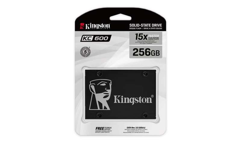 Kingston 256G SSD KC600 SATA3 2.5