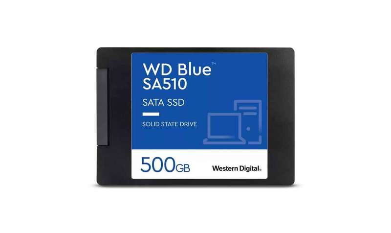 Western Digital Blue SA510 SATA SSD 2.5/7mm Cased 500GB