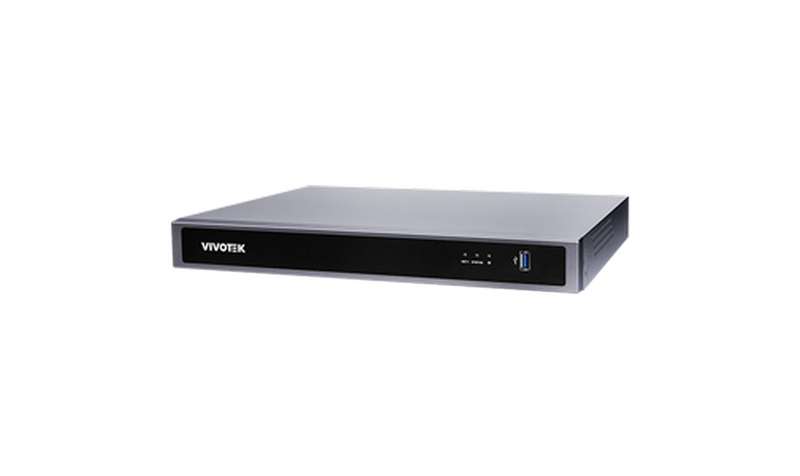 Vivotek H.265; 8 Channel; 2 Bay; 8x POE; 1x HDMI; Onvif; Deep Search.