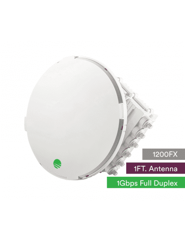 Siklu E-Band (80GHz) PTP link FDD 1Gbps. 1ft EXT antenna