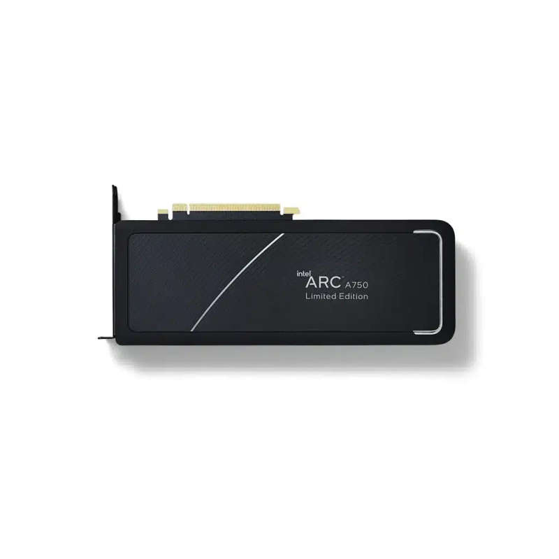 Intel Arc A750 Graphics 8GB GDDR6 256 bit; PCI Express 4.0 x16; eDP 1; DP 2.0; HDMI* 2.1; HDMI* 2...