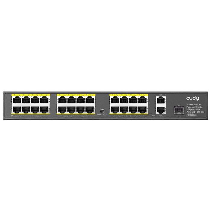 Cudy 26 Port with 24 PoE 290W 2 Gigabit 1SFP Combo Switch
