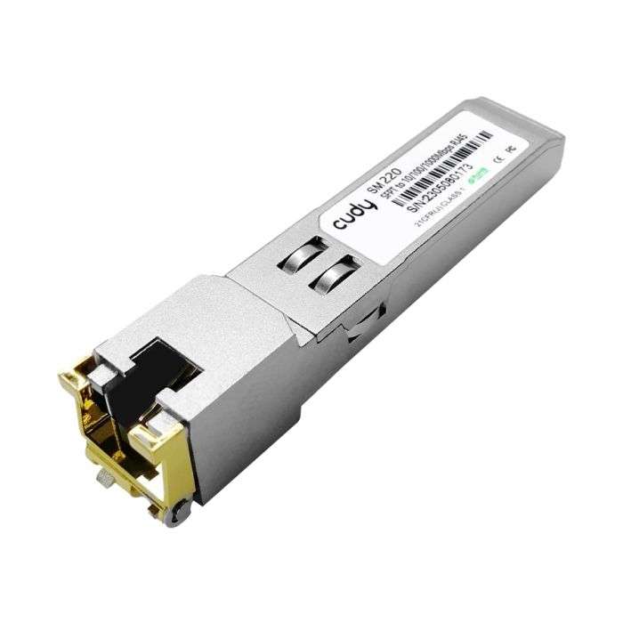 Cudy SFP to RJ45 Gigabit Ethernet Module | SM220