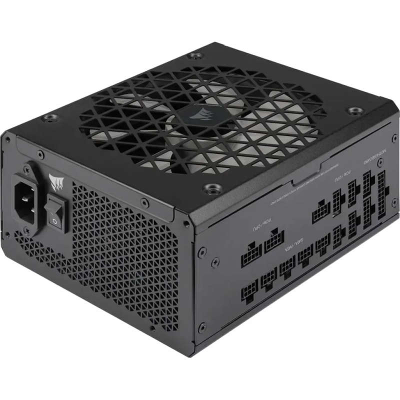Corsair RM Series RM1000x Shift  1000 Watt 80 PLUS Gold Fully Modular ATX PSU; ATX 3.0; PCI-E 5.0...