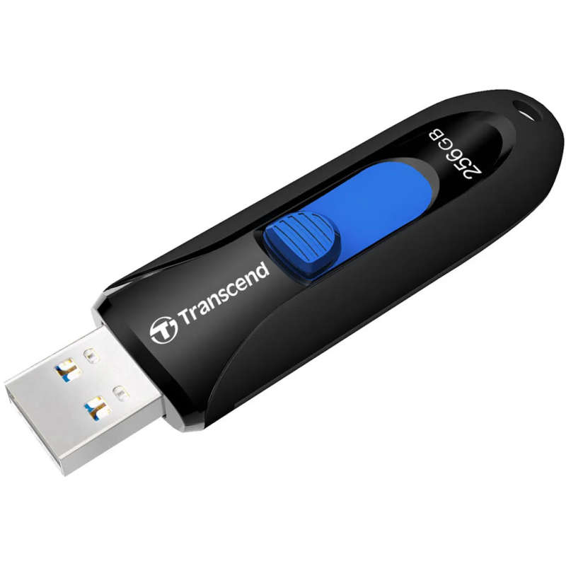 Transcend 256GB JF790C USB C (5Gpbs) Capless JetFlash  Black