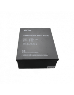 ZKTeco - Power Supply with Battery Leads, 12V 7Ah battery not included