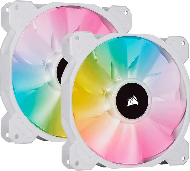Corsair SP140 Static Pressure 140mm Fan LED - White