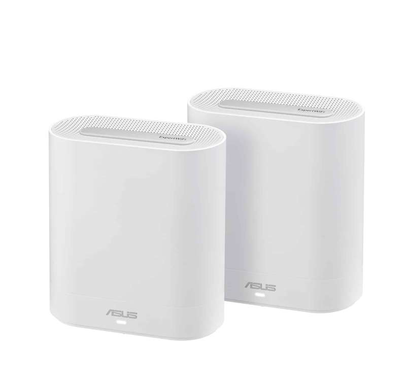 Asus Expert Wi-Fi EBM68 AX7800 Tri-Band Business Wi-Fi 6 System (2 Pack) Guest Portal &amp; SDN; ...