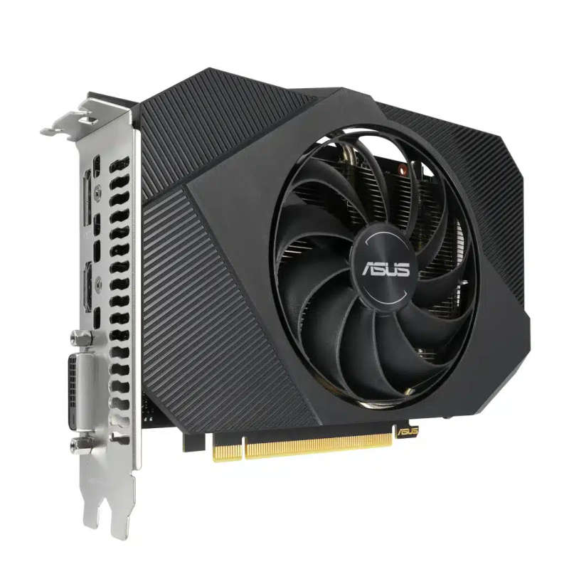 ASUS Phoenix PH-RTX3050-8G-V2, GeForce RTX 3050, 8 GB, GDDR6, 128 bit, 7680 x 4320 pixels, PCI Ex...