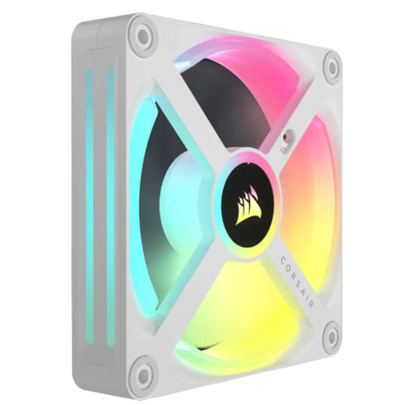 Corsiar iCUE Link QX120 RGB 120mm PWM Fan Starter Kit - White