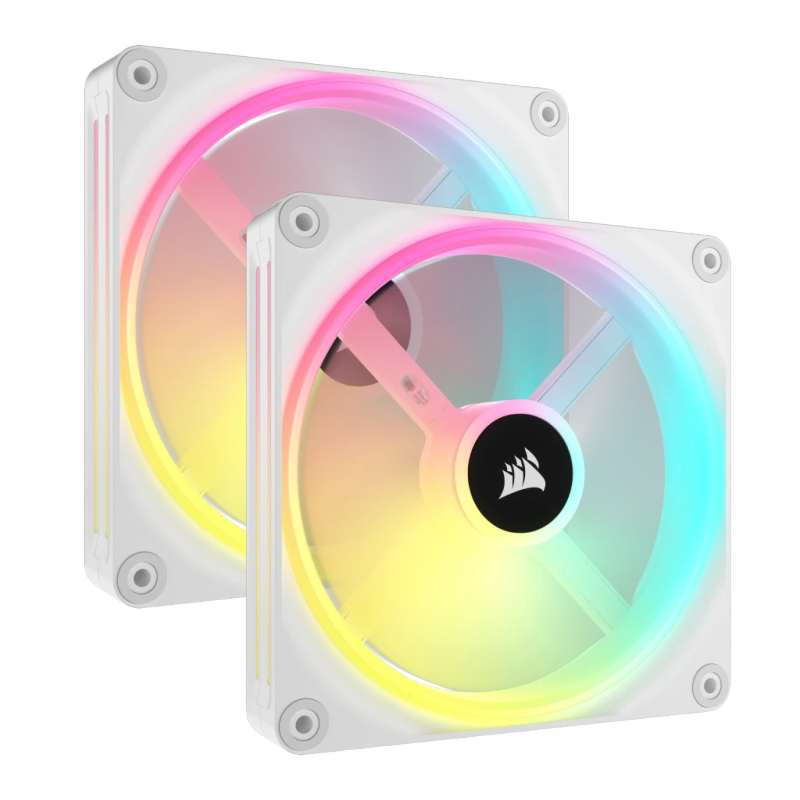Corsiar iCUE Link QX140 RGB 140mm PWM Fans Starter Kit - White