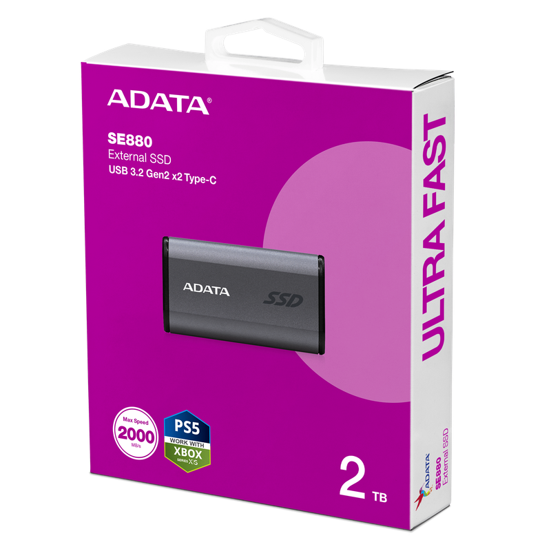 Adata Elite SE880 External Solid State Drive 2TB