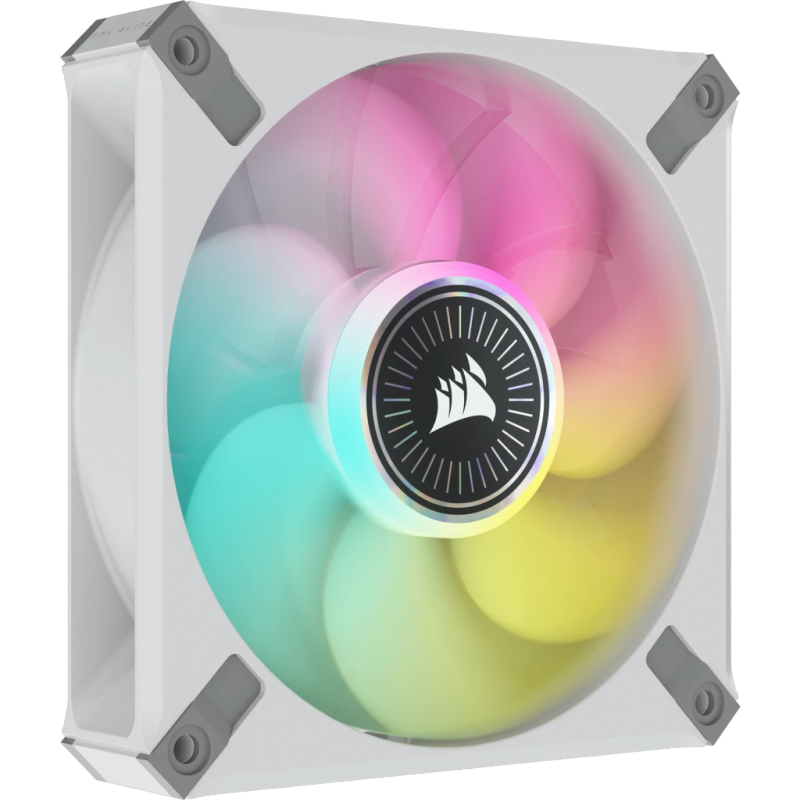 Corsair iCUE ML120 RGB ELITE Premium 120mm PWM Magnetic Levitation Fan  White Single Pack